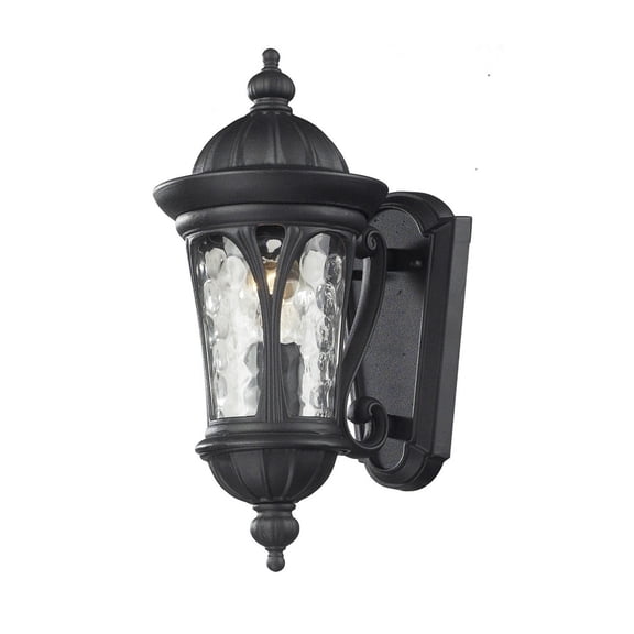 Z-Lite Doma 1 Light Outdoor Light in Black