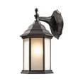 thumbnail image 1 of Z-Lite Waterdown Outdoor Wall Light in White and Oil Rubbed Bronze, 1 of 2