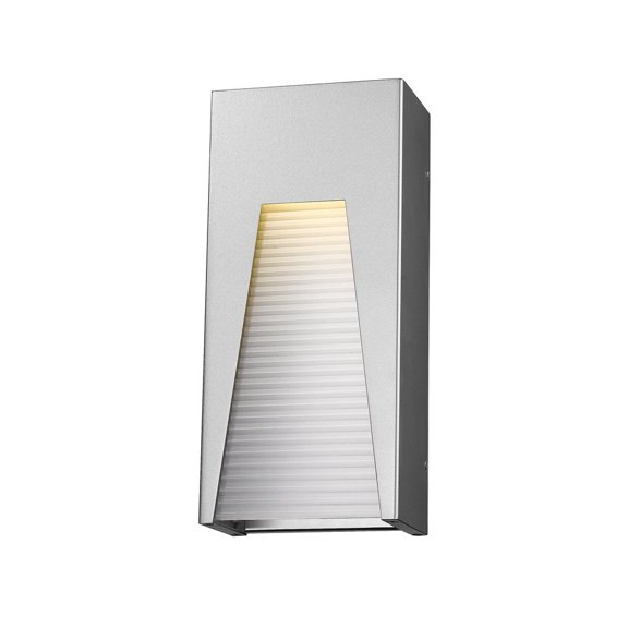 Z-Lite Millenial 13.25" Outdoor LED Wall Light in Silver