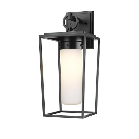 Z-Lite 1 Light Outdoor Wall Sconce in Black