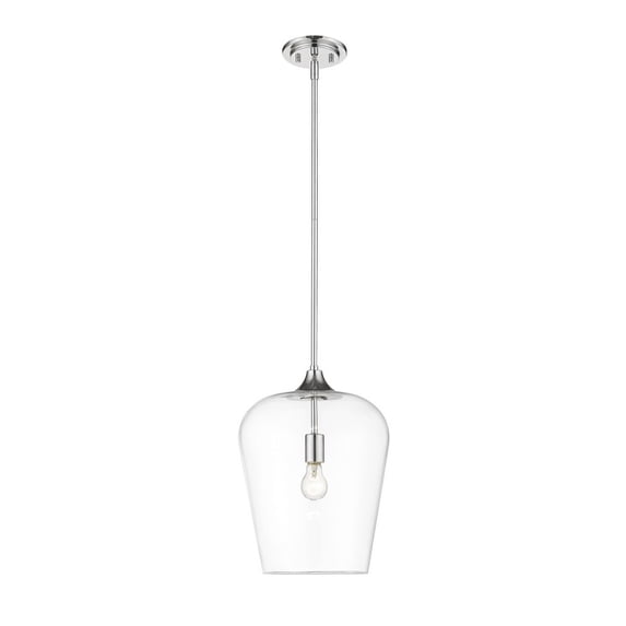 473P12-CH-Z-Lite-Joliet - 1 Light Pendant In Modern Style-16.25 Inches Tall and 12 Inches Wide