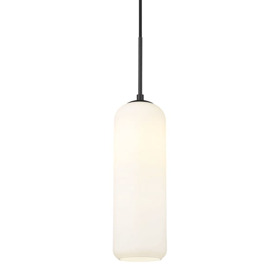 732P22-MB-Z-Lite-Monty - 1 Light Pendant In Mid-Century Style-22 Inches Tall and 5.25 Inches Wide -Traditional Installation