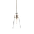 thumbnail image 1 of 2300P8-BN-Z-Lite-Wentworth - 1 Light Pendant In Restoration Style-15.25 Inches Tall and 7.5 Inches Wide-Brushed Nickel Finish, 1 of 7