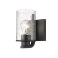 thumbnail image 1 of 492-1S-MB-Z-Lite-Beckett - 1 Light Wall Sconce In Transitional Style-7.25 Inches Tall and 4.5 Inches Wide-Matte Black Finish, 1 of 7