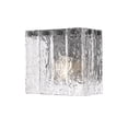 thumbnail image 1 of Z-Lite 1943-1S Glacier 7" Tall Bathroom Sconce - Black, 1 of 7