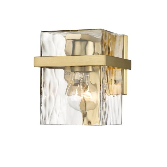 1938-1S-MGLD-Z-Lite-Bennington - 1 Light Wall Sconce In Traditional Style-7 Inches Tall and 5.5 Inches Wide-Modern Gold Finish