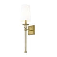 thumbnail image 1 of 1 Light Wall Sconce In Traditional Style-25 Inches Tall And 5.5 Inches Wide Z-Lite 805-1S-Rb-Wh, 1 of 5