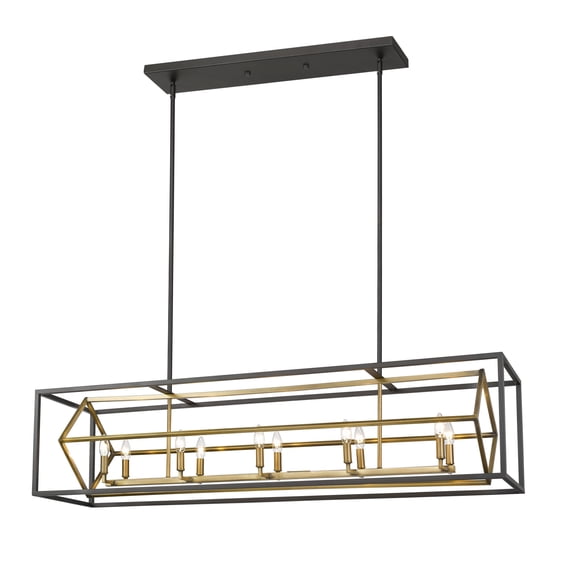 10 Light Island/Billiard, Olde Brass + Bronze and ---