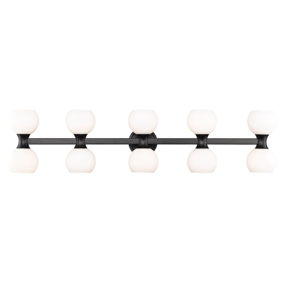 Z-Lite 494-10V-MB Artemis 10 Light 11" Wide Vanity Light - Black