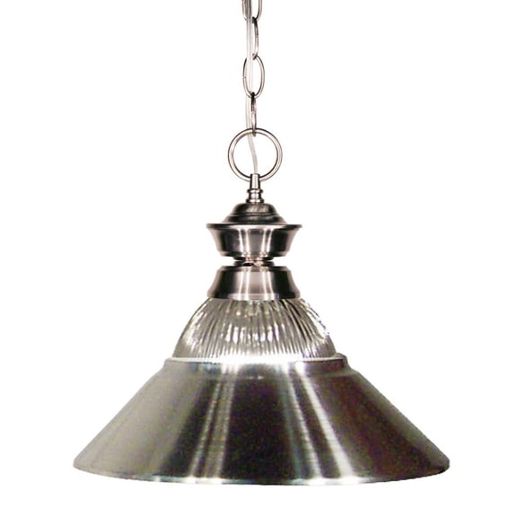 Z-Lite 1 Light Pendant in Brushed Nickel