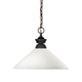 thumbnail image 1 of Z-Lite Shark 1 Light Pendant in Olde Bronze, 1 of 2