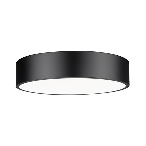 Z-Lite 1017F20-Led Coronado 20" Wide Flush Mount Drum Ceiling Fixture - Black