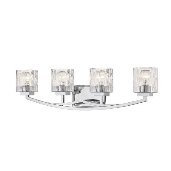 Z Lite 1929-4V-CH Zaid 4 Light Vanity, Chrome - 8.25 x 32 x 5.5 in.