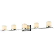 5 Light Semi-Flush Mount In Mid-Century Modern Style-8.25 Inches Tall And 52 Inches Wide Z-Lite 1942-5Sf-Mb