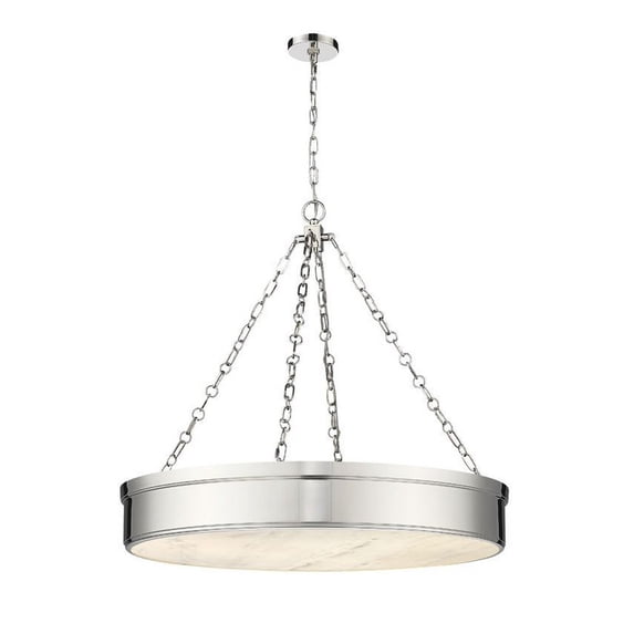 Z-Lite 1944P33-Led Anders 3 Light 33" Wide Led Pendant - Nickel