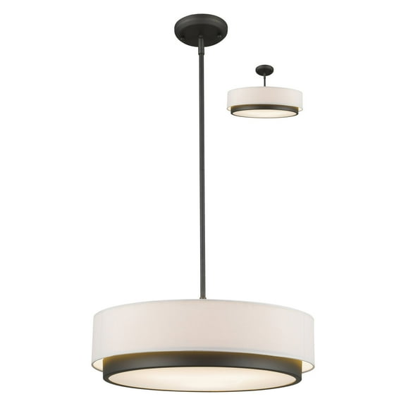Z-Lite 196-22 22 in. Jade 3 Light Factory Bronze Pendant Ceiling Light