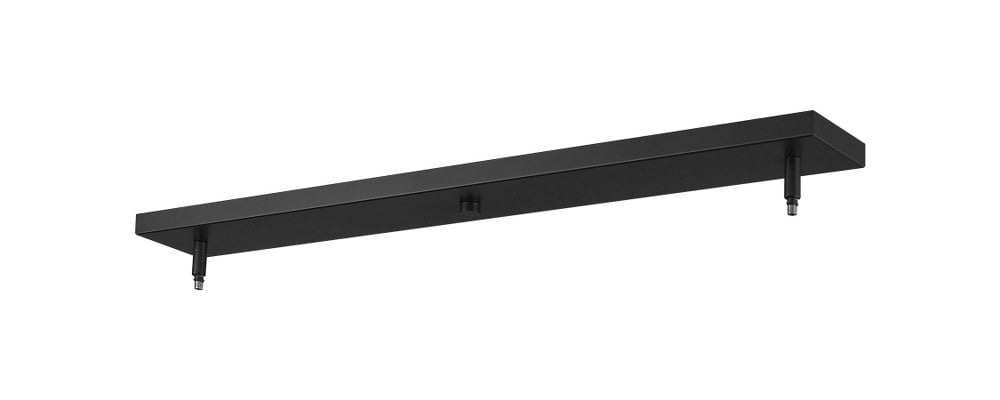 CP3402-MB-Z-Lite-Accessory - 2 Light Ceiling Plate-4.5 Inches Wide   Matte Black Finish