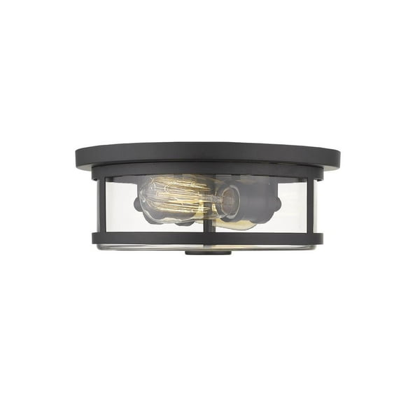 Z-Lite Elea 2 Light Flush Mount in Chrome