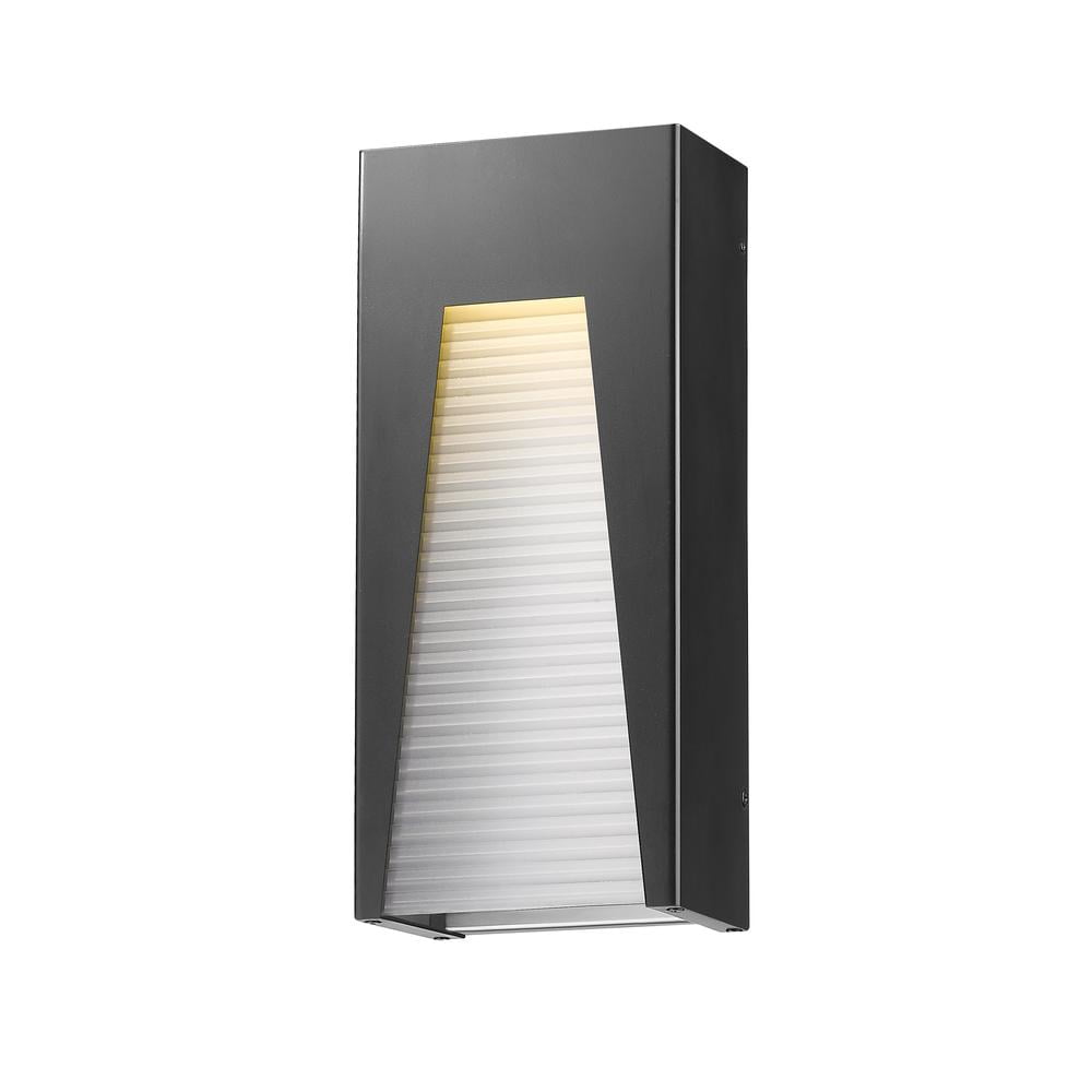 Sana Black Aluminum 2-Light Outdoor Pier Mount Fixture
