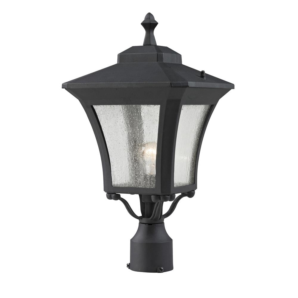 Seoul 2 Light Outdoor Post Mounted Fixture Clear