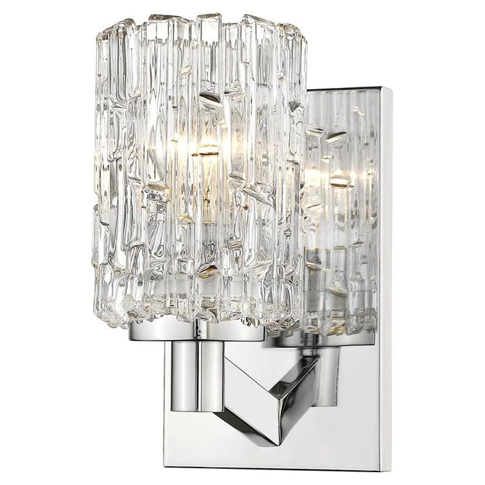 Elegant Rubbed Brass 2-Light Wall Sconce with Textured Glass Shades