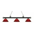 thumbnail image 1 of Z-Lite 200-3-Prd Riviera 3 Light 57" Wide Billiard Multi Light Pendant - Black, 1 of 2