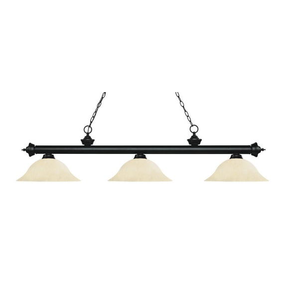 Z-Lite 200-3MB-GM16 3 Light Billiard Light Golden Mottle