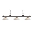 thumbnail image 1 of Z-Lite 200-3OB-WM16- 3 Light Billiard Light Olde Bronze Steel  Glass, 1 of 2