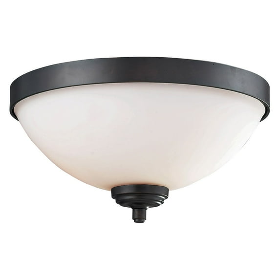Z Lite 2006F2 Chambley 2 Light Flush Mount - Oil Rubbed Bronze