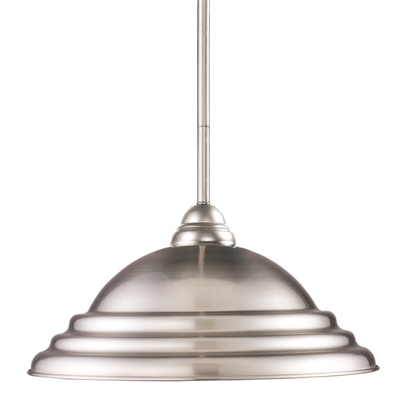 Z-Lite 2110MP-BN-SBN- 1 Light Pendant Brushed Nickel Steel Metal