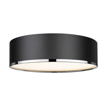 Z-Lite 225F2 Lamina 2 Light Flushmount Ceiling Fixture - Chrome