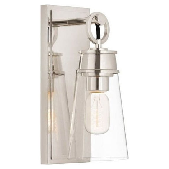 Z-Lite 2300-1SS-RB Wentworth 12" Tall Wall Sconce - Brass