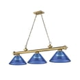 thumbnail image 1 of 2306-3RB-ARDB-Z-Lite-Cordon - 3 Light Billiard In Traditional and Classical Style-14.5 Inches Tall and 14 Inches Wide, 1 of 7