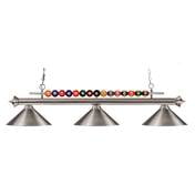 3 Light Billiard Light 170BN-MBN