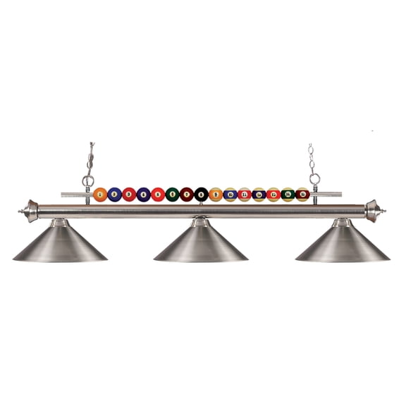 3 Light Billiard Light 170BN-MBN
