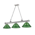 thumbnail image 1 of 2306-3BN-ARG-Z-Lite-Cordon - 3 Light Billiard In Traditional and Classical Style-14.5 Inches Tall and 14 Inches Wide, 1 of 7