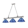 thumbnail image 1 of 2306-3BN-ARDB-Z-Lite-Cordon - 3 Light Billiard In Traditional and Classical Style-14.5 Inches Tall and 14 Inches Wide, 1 of 7