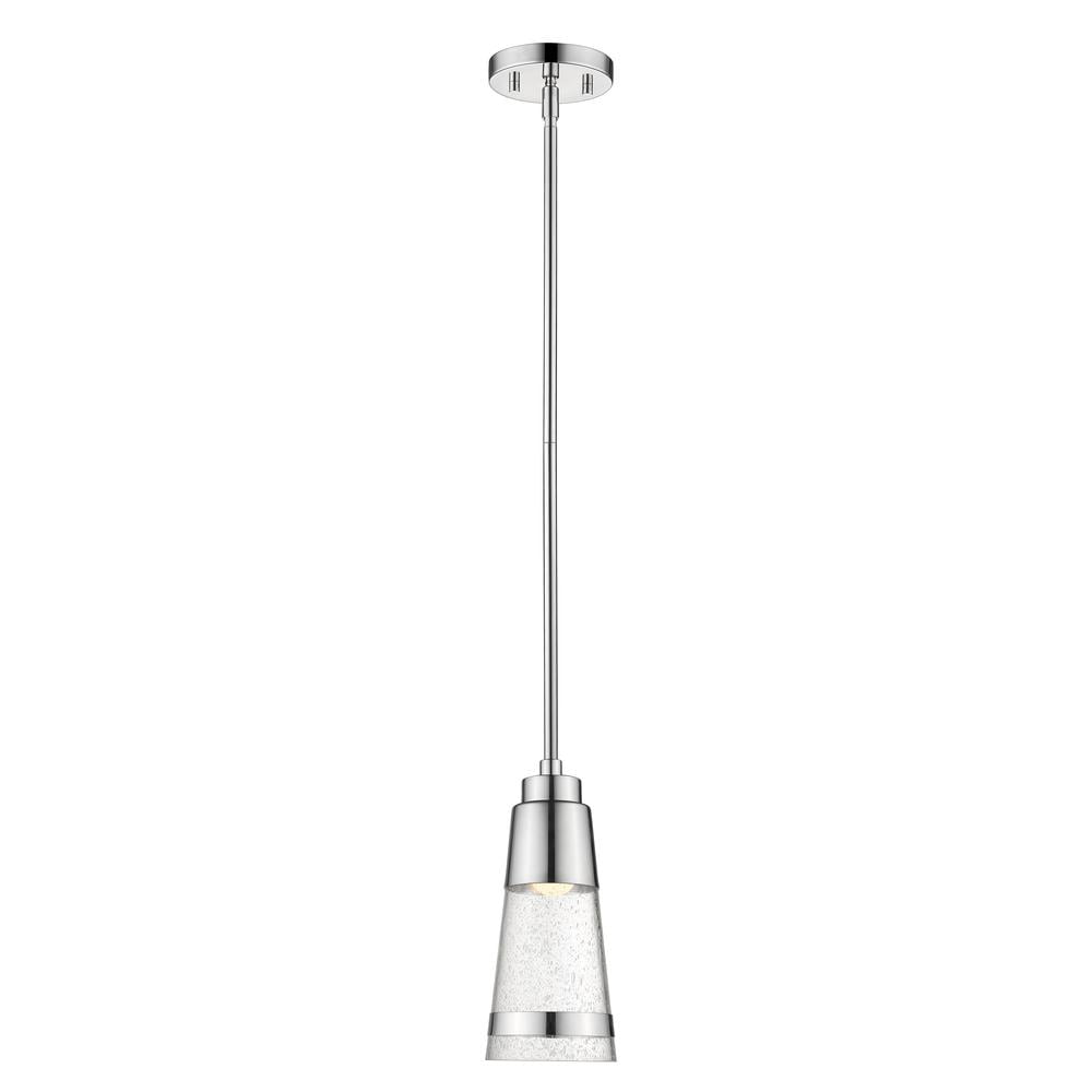 Riviera 57" Bronze Finish Island Light with Fluted Golden Mottle Shades