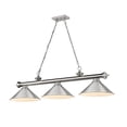 thumbnail image 1 of 2306-3BN-BN15-Z-Lite-Cordon - 3 Light Billiard In Traditional and Classical Style-14 Inches Tall and 14 Inches Wide, 1 of 7