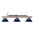 thumbnail image 1 of Z-Lite Shark 3 Light Billiard Light in Brushed Nickel, 1 of 1