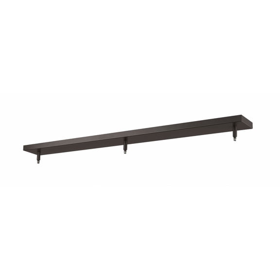 CP4403-BRZ-Z-Lite-Accessory - 3 Light Ceiling Plate-4.5 Inches Wide Bronze Finish