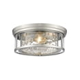 thumbnail image 1 of 493F3-BN-Z-Lite-Clarion - 3 Light Flush Mount In Transitional Style-6.25 Inches Tall and 16 Inches Wide-Brushed Nickel Finish, 1 of 7
