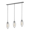 thumbnail image 1 of Z-Lite Persis 3 Light Kitchen Island Pendant in Clear and Old Silver, 1 of 2