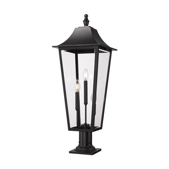 3 Light Outdoor Pier Mounted Fixture