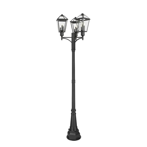Z-Lite 579Phbr-3-564P Talbot 9 Light 115" Tall Post Light - Black