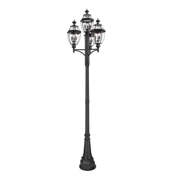 Z-Lite 580Phb-4-564P Westover 12 Light 126" Tall Post Light - Black