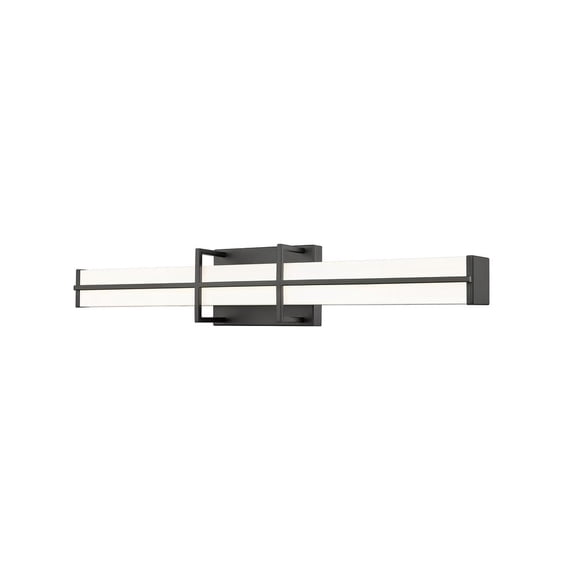 599MP3-BK-Z-Lite-Laurent - 3 Light Outdoor Post Mount Light In Modern Style-18 Inches Tall and 30 Inches Wide