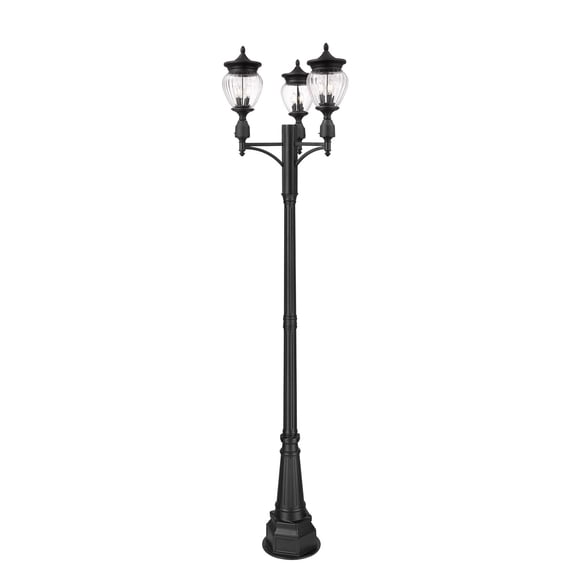 3 Light Outdoor Post Mounted Fixture