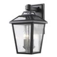 thumbnail image 1 of Z-Lite Bayland 3 Light Outdoor Wall Light in Black, 1 of 2