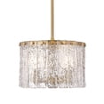 thumbnail image 1 of 1943P12-MGLD-Z-Lite-Glacier - 3 Light Pendant In Contemporary Style-9 Inches Tall and 12.5 Inches Wide-Modern Gold Finish, 1 of 7